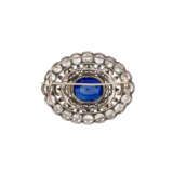 ANTIQUE SAPPHIRE AND DIAMOND BROOCH - photo 3