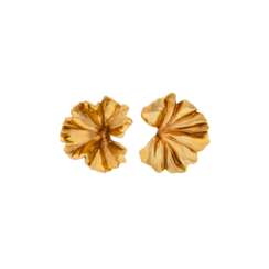JAR ALUMINIUM &#39;GERANIUM&#39; EARRINGS