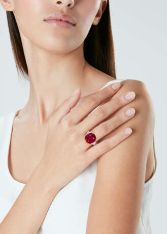 RUBY AND DIAMOND RING - фото 2