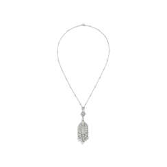CARTIER EARLY 20TH CENTURY DIAMOND PENDANT