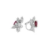PEDERZANI RUBY AND DIAMOND EARCLIPS - фото 3