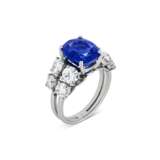 SAPPHIRE AND DIAMOND RING - Foto 1