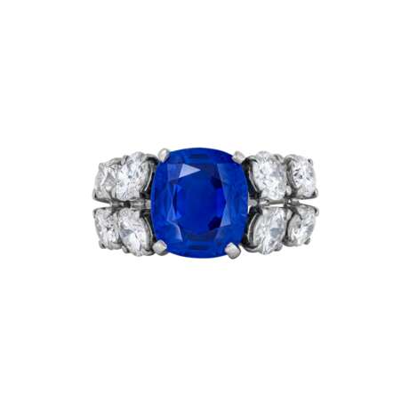SAPPHIRE AND DIAMOND RING - Foto 3