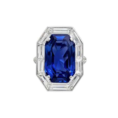 SAPPHIRE AND DIAMOND RING - Foto 3