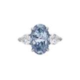 RARE GRAFF COLOURED DIAMOND AND DIAMOND RING - фото 5