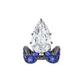 JAR DIAMOND AND SAPPHIRE RING - Foto 3