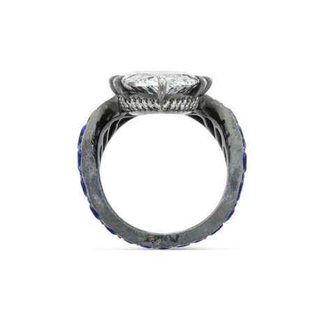 JAR DIAMOND AND SAPPHIRE RING - Foto 5
