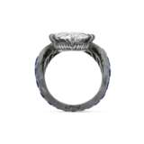 JAR DIAMOND AND SAPPHIRE RING - Foto 5