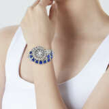MID-20TH CENTURY SAPPHIRE AND DIAMOND BRACELET - photo 2