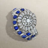 MID-20TH CENTURY SAPPHIRE AND DIAMOND BRACELET - photo 3
