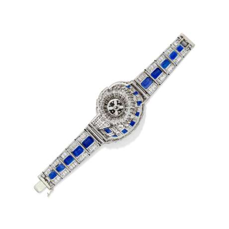 MID-20TH CENTURY SAPPHIRE AND DIAMOND BRACELET - photo 4