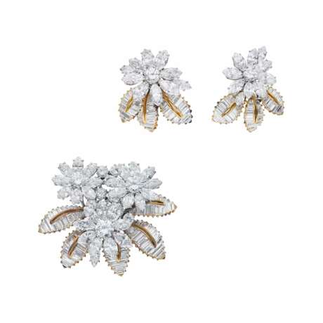 BULGARI SET OF DIAMOND `EN TREMBLANT` JEWELLERY - photo 1