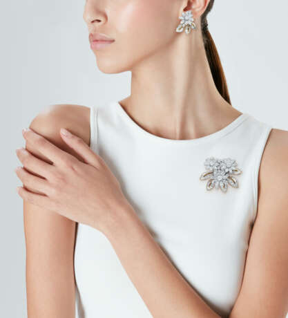 BULGARI SET OF DIAMOND `EN TREMBLANT` JEWELLERY - photo 2