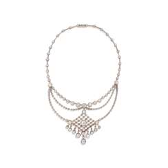 FABERG&#201; LATE 19TH CENTURY TRANSFORMABLE DIAMOND NECKLACE