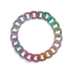 JAR MULTI-GEM CHAIN NECKLACE