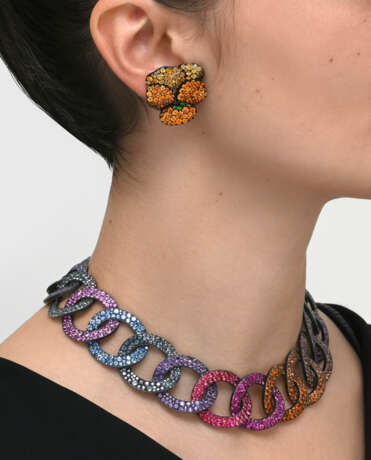 JAR MULTI-GEM CHAIN NECKLACE - фото 2