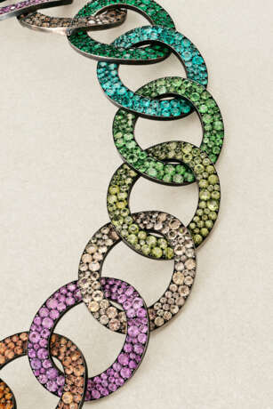 JAR MULTI-GEM CHAIN NECKLACE - фото 4