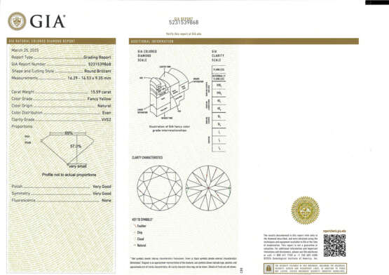 UNMOUNTED COLOURED DIAMOND - photo 5