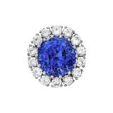 SAPPHIRE AND DIAMOND RING - photo 3