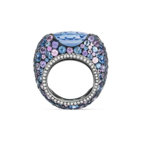 JAR SAPPHIRE, COLOURED SAPPHIRE AND DIAMOND RING - photo 5