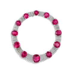 MICHELE DELLA VALLE TOURMALINE AND DIAMOND NECKLACE