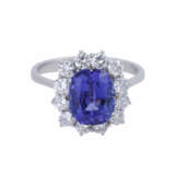 Ring mit Tansanit ca. 4 ct - photo 1