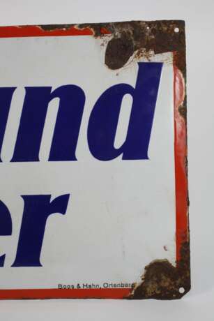 Emailleschild Blauband - photo 4