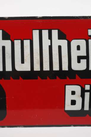 Emailleschild Schultheiss - photo 3