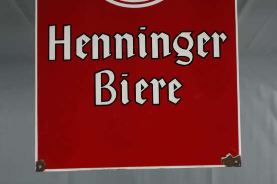 Emailleschild Henninger - Foto 3