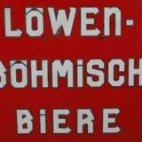 Emailleschild Löwenbrauerei - photo 3