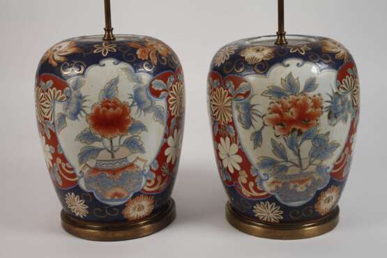 Paar Salonlampen Imari - photo 2