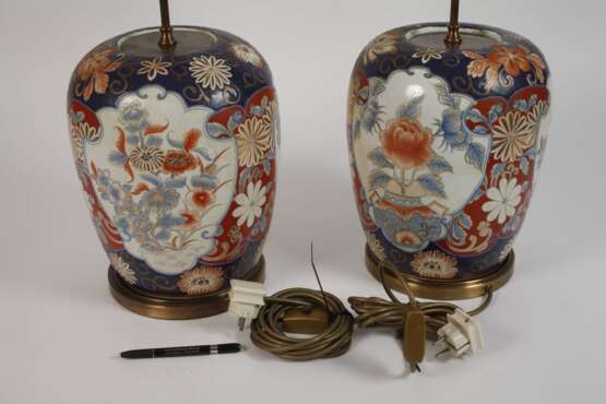 Paar Salonlampen Imari - photo 3