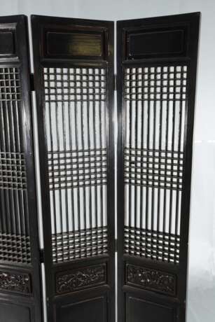 Pingfeng-Stellschirm mit Gittermuster - Foto 3