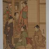 Drei japanische Farbholzschnitte - photo 2