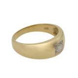 Ring mit Brillant, ca. 0,19ct (punz.) - Foto 2