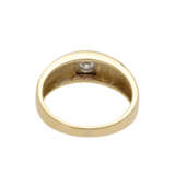 Ring mit Brillant, ca. 0,19ct (punz.) - Foto 4