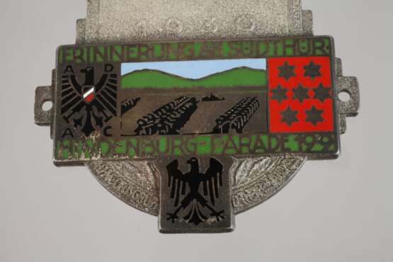 Plakette Hindenburgparade 1930 - Foto 3