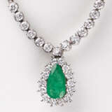''Vintage Smaragd-Brillant-Collier'' - Foto 1