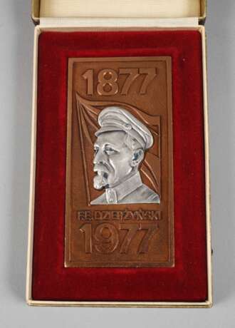 Plakette DDR-Staatssicherheit, Feliks Dzierżyński - Foto 1