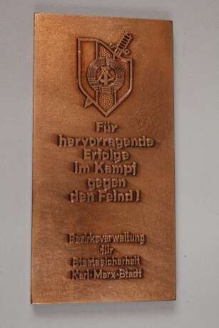 Plakette DDR-Staatssicherheit, Feliks Dzierżyński - Foto 3