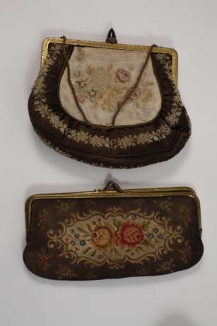 Konvolut Taschen Petit-Point-Stickerei - Foto 2