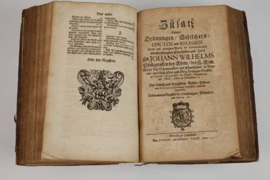 Policey Ordnung Herzog von Gülich 1696 - Foto 4