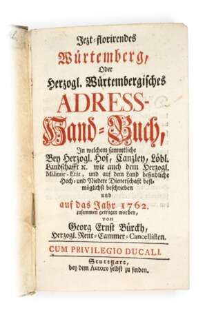 Jezt florirendes Würtemberg - photo 1