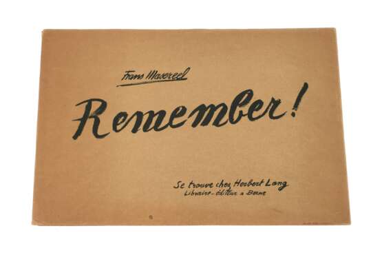 Frans Masereel Remember! - Foto 1
