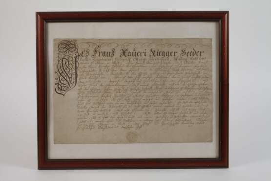 Historische Urkunde - photo 2