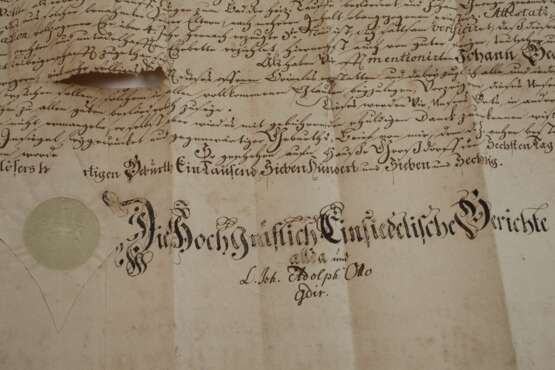 Fünf historische Schriftstücke - photo 3