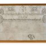 Gesellenbrief eines Gärtners Sachsen-Coburg 1824 - photo 1