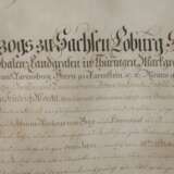 Gesellenbrief eines Gärtners Sachsen-Coburg 1824 - photo 4