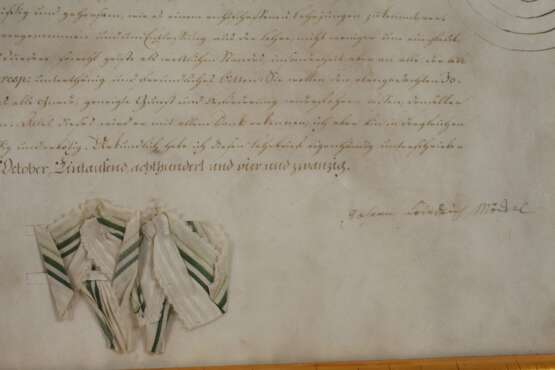 Gesellenbrief eines Gärtners Sachsen-Coburg 1824 - photo 5