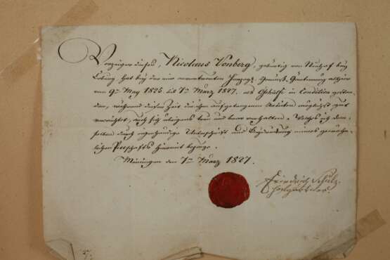 Gesellenbrief eines Gärtners Sachsen-Coburg 1824 - photo 6